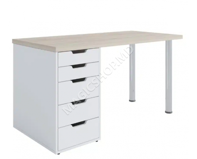 Белый офисный стол